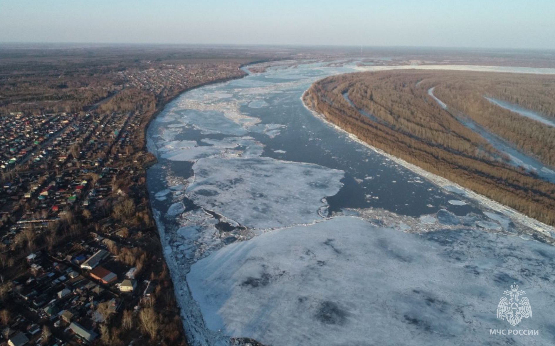 Почти на 1 метр поднялась вода в Оби у Колпашево за сутки